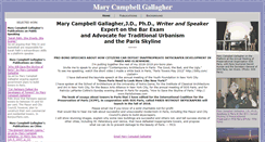 Desktop Screenshot of marycampbellgallagher.com