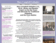 Tablet Screenshot of marycampbellgallagher.com